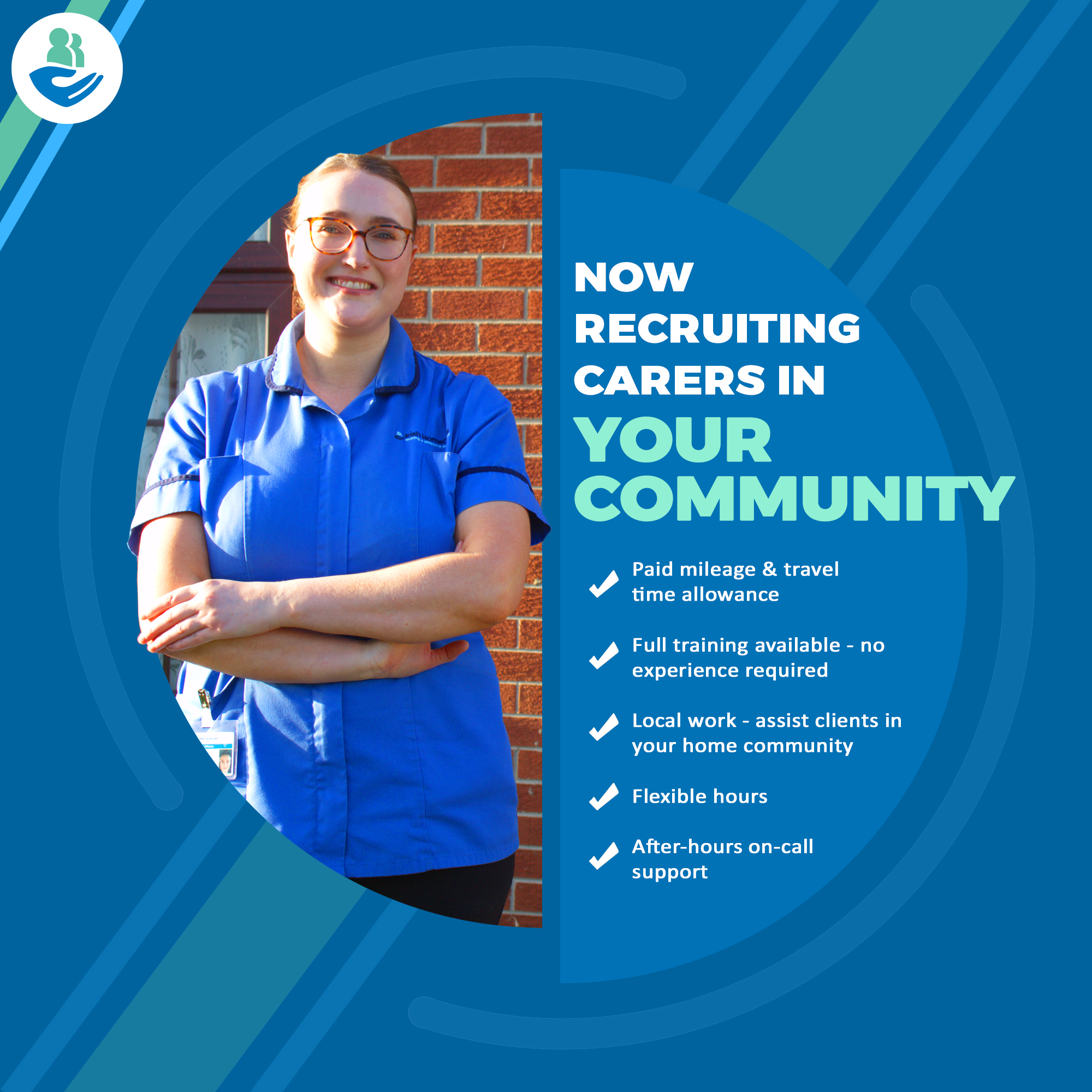 Irish HomeCare Facebook ad from Oct 9, 2025