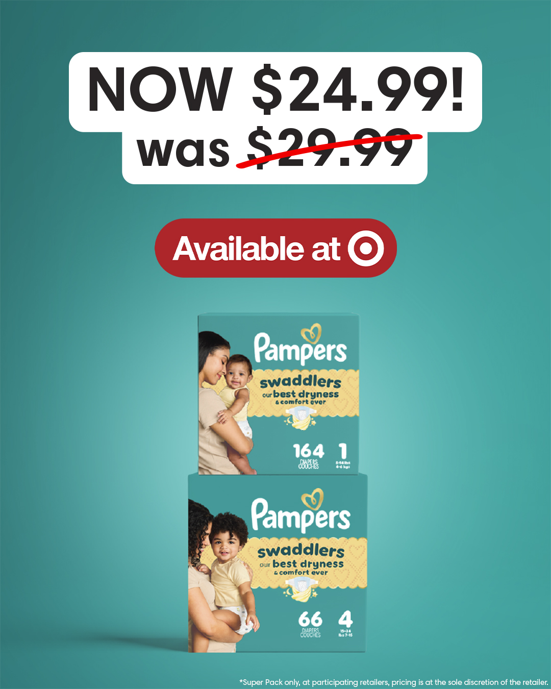 Pampers Facebook ad from May 23, 2026