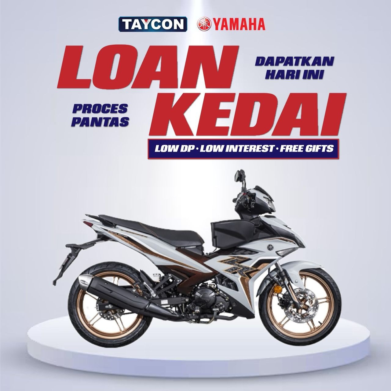 Taycon Motor Tanjung Tokong Facebook ad: LOAN KEDAI PROMOTION DAPATKAN MOTOR IDAMAN DALAM DUA…