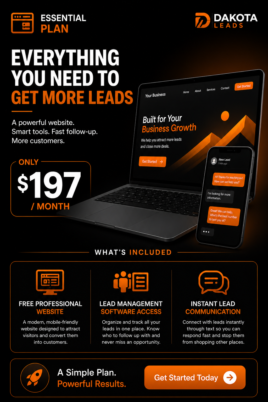 Dakota Leads Facebook ad: Built for Small Business Growth