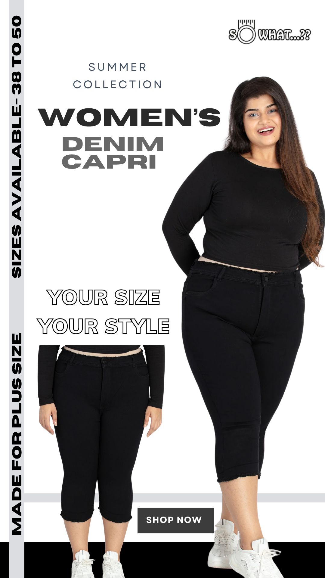 So What? Plus Size Fashion Facebook ad