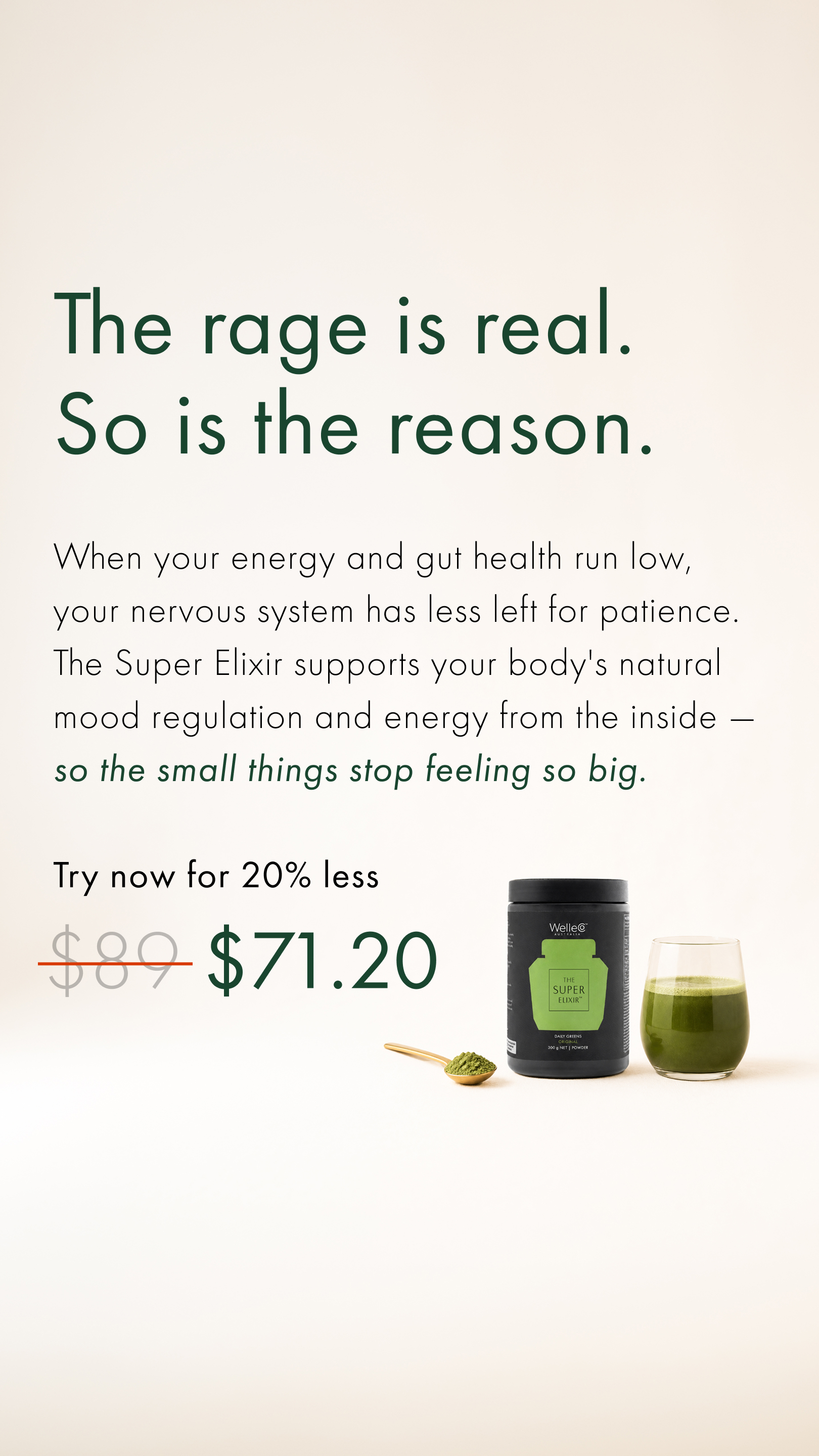WelleCo Facebook ad