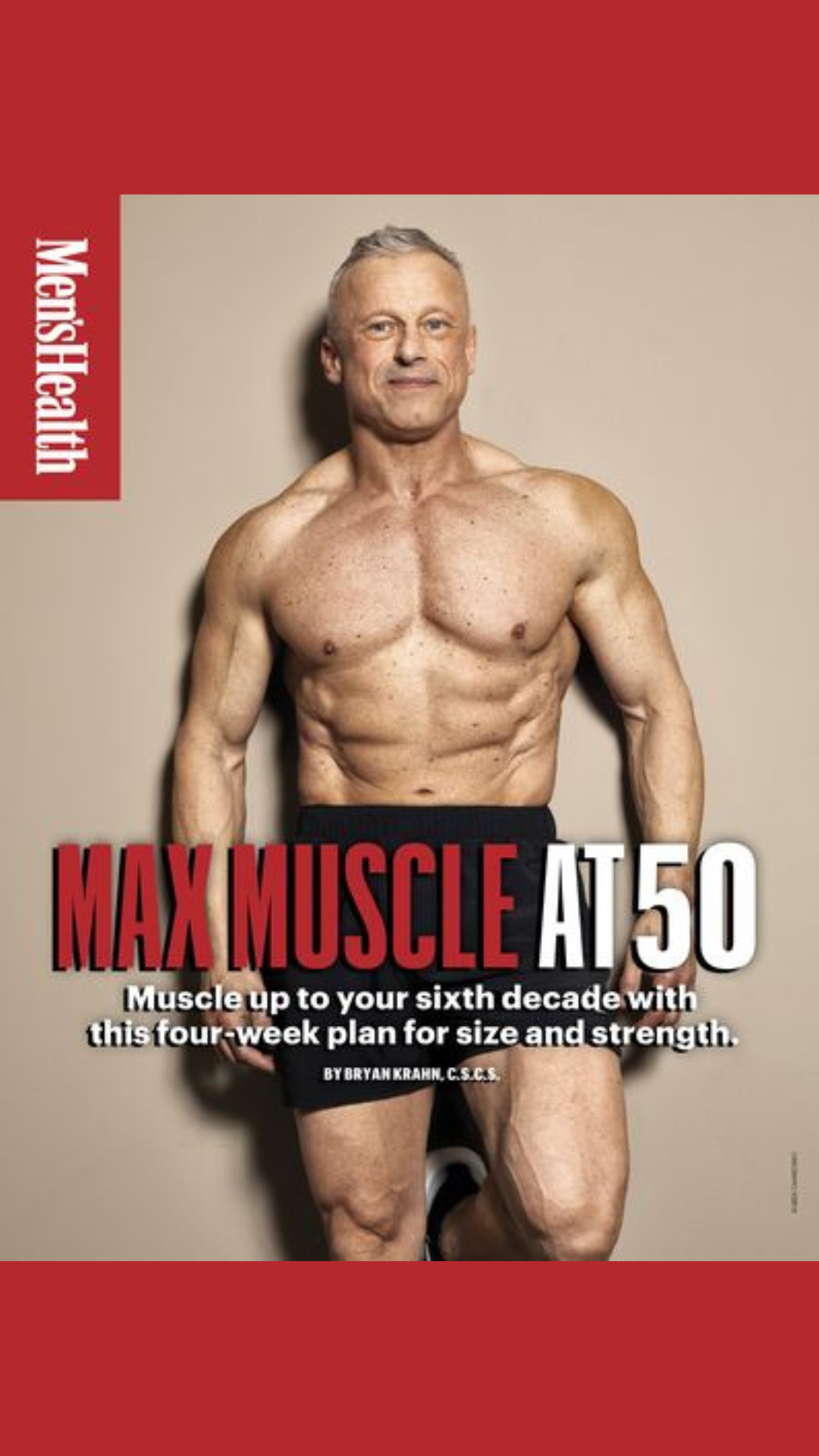 Men's Health Facebook ad