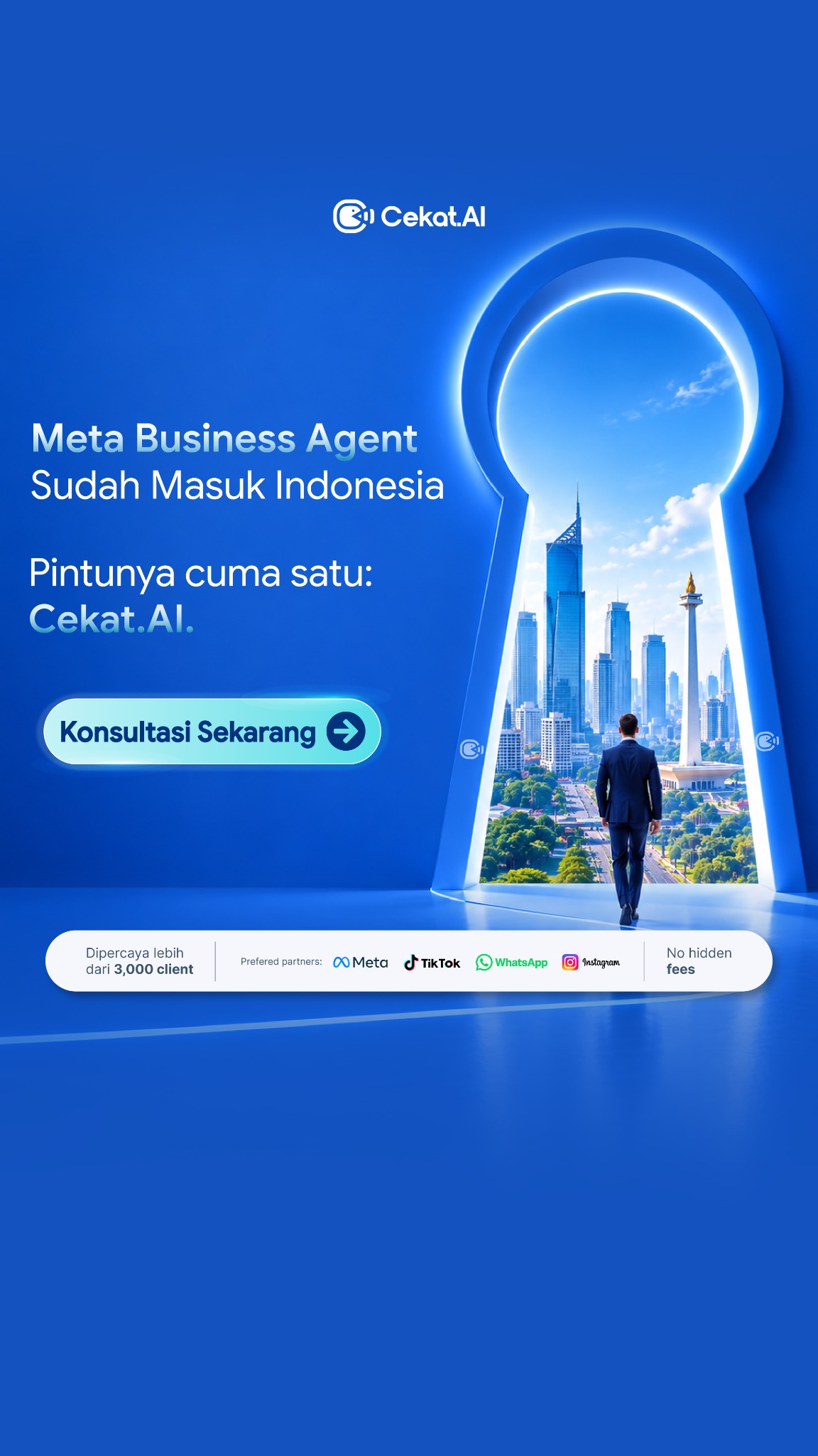 Cekat.AI Facebook ad: The Only Meta Business Agent Integration You Need