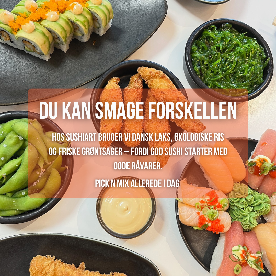 SushiArt Herning Facebook ad from Jan 22, 2026