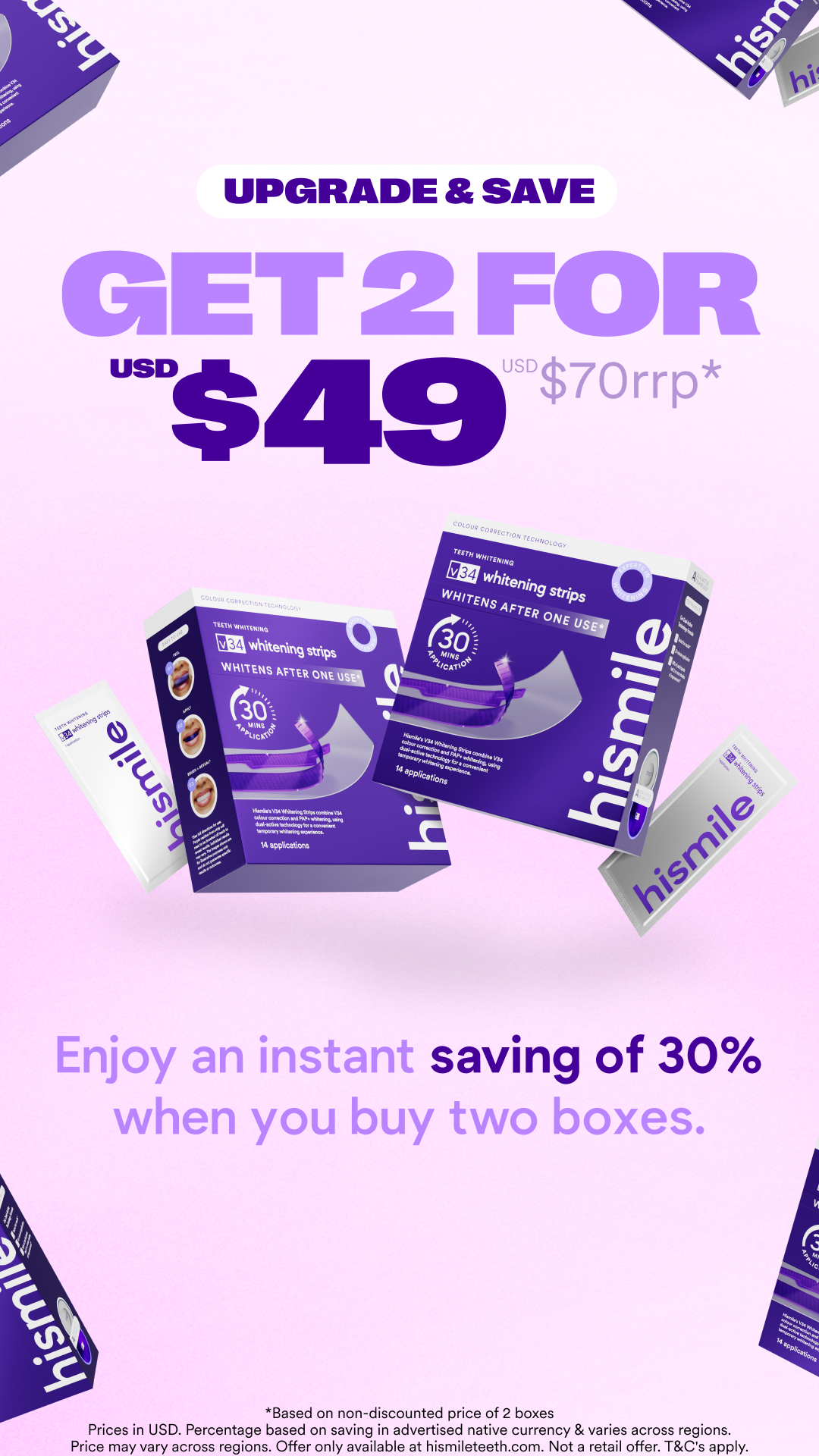 Hismile Facebook ad