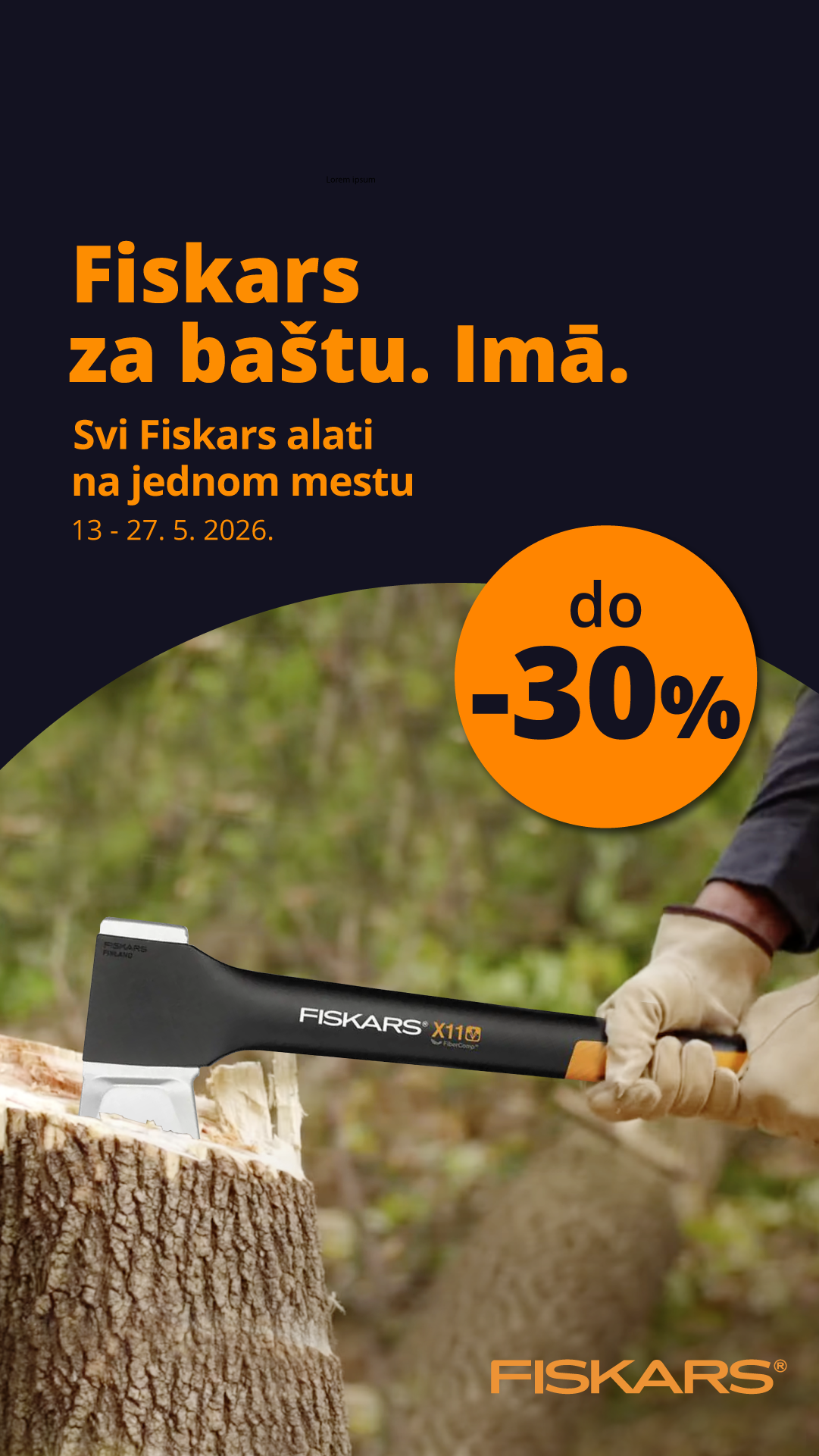 Ananas.rs Facebook ad: Fiskars ponuda na Ananasu