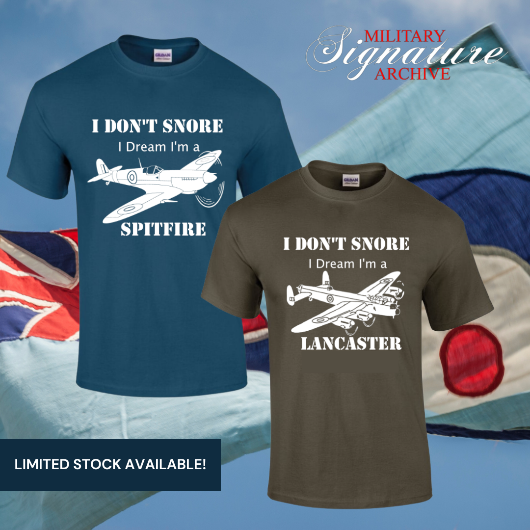 Military Signature Archive Facebook ad: RAF T-Shirts (Sizes M-XXXL)