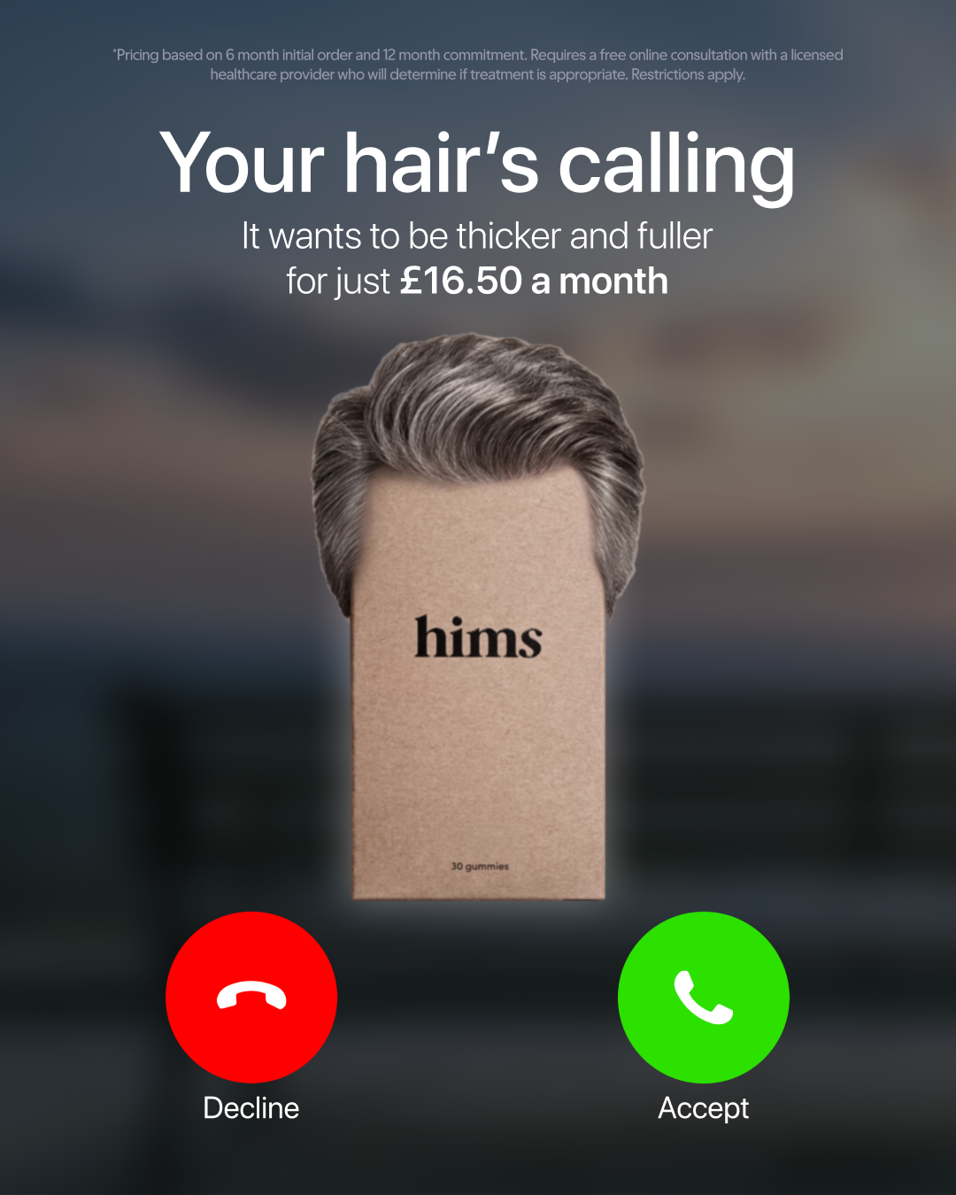 hims Facebook ad