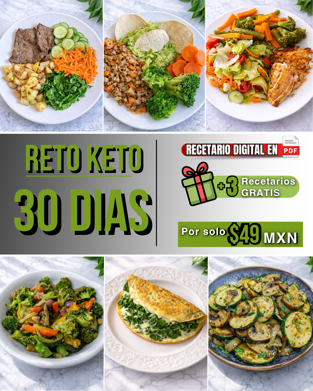 Vida Saludable I/AM Facebook ad: Kit Keto Por Solo $49 Pesos