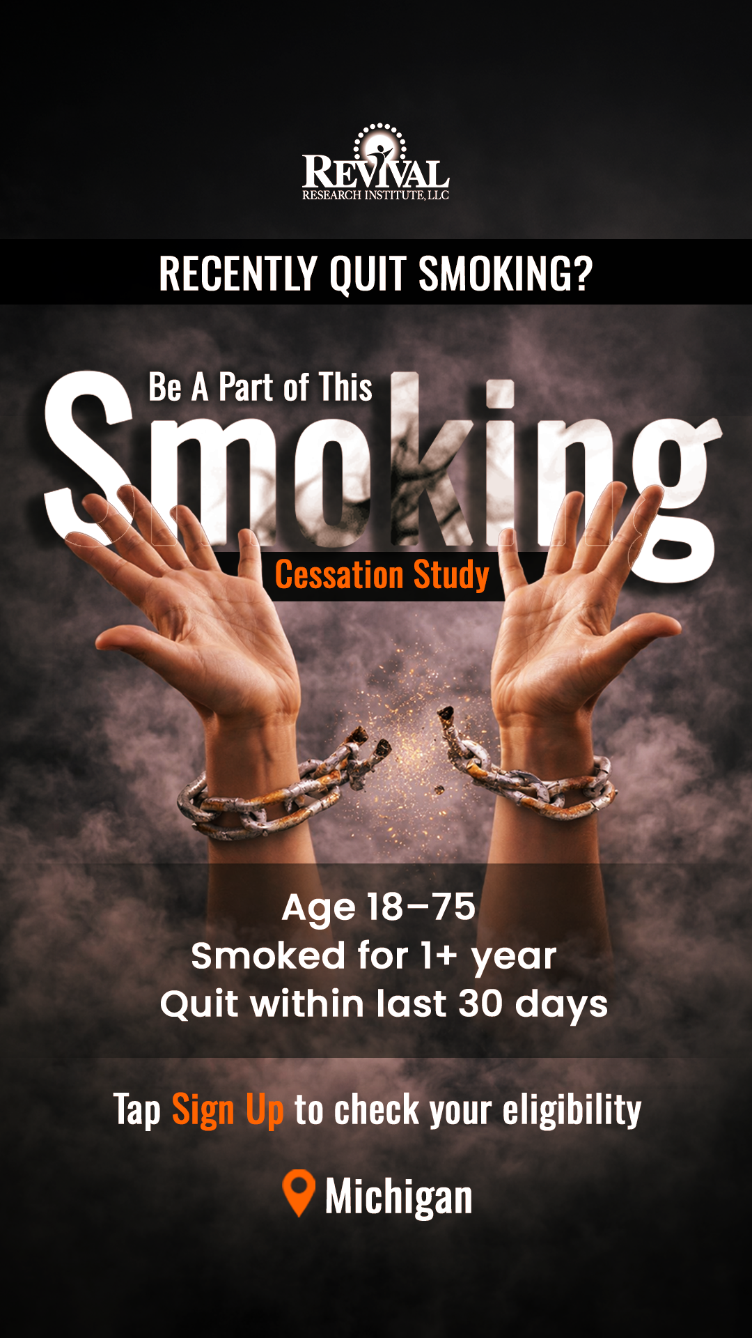 Revival Research Institute, LLC Facebook ad