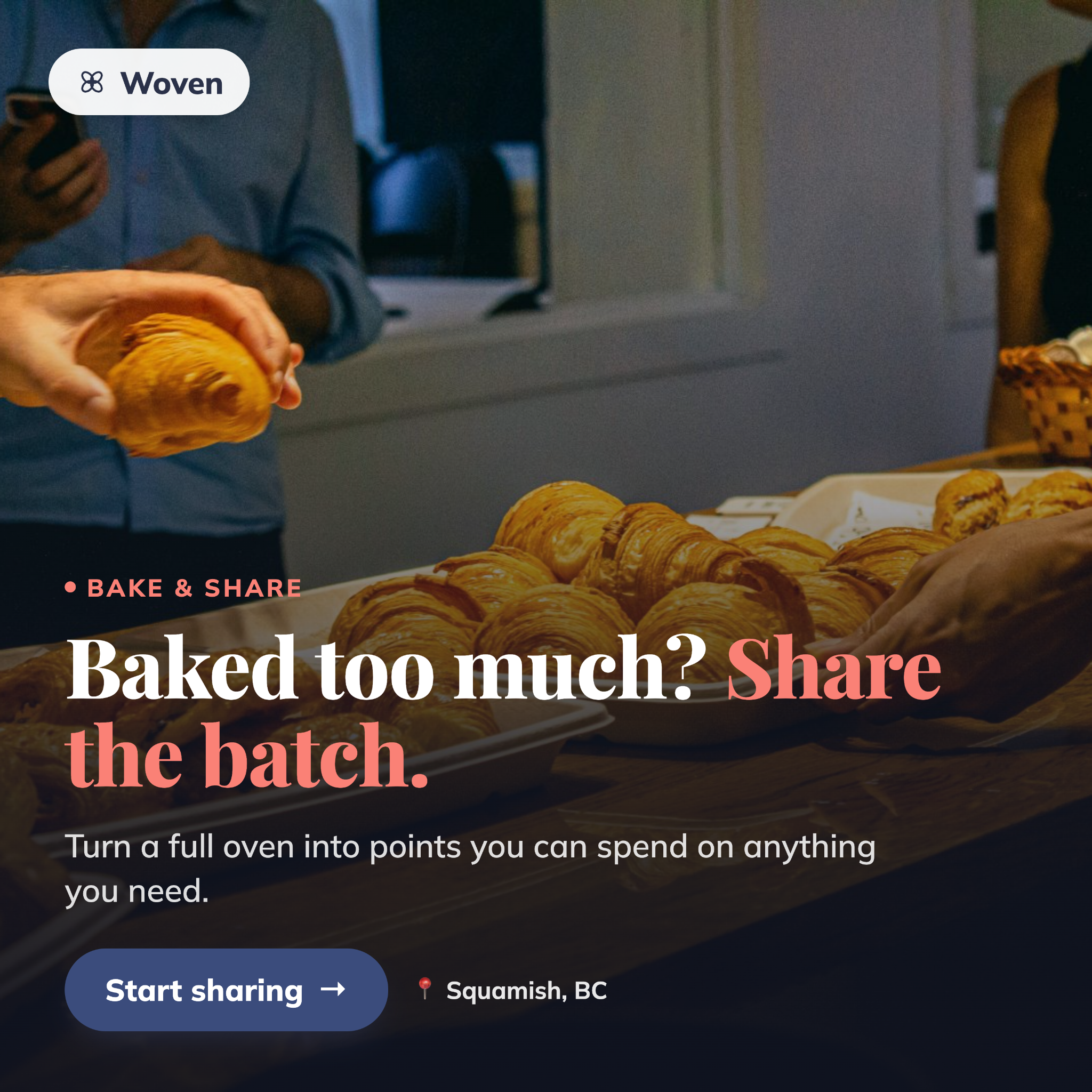 Woven Community Facebook ad from Jun 11, 2026