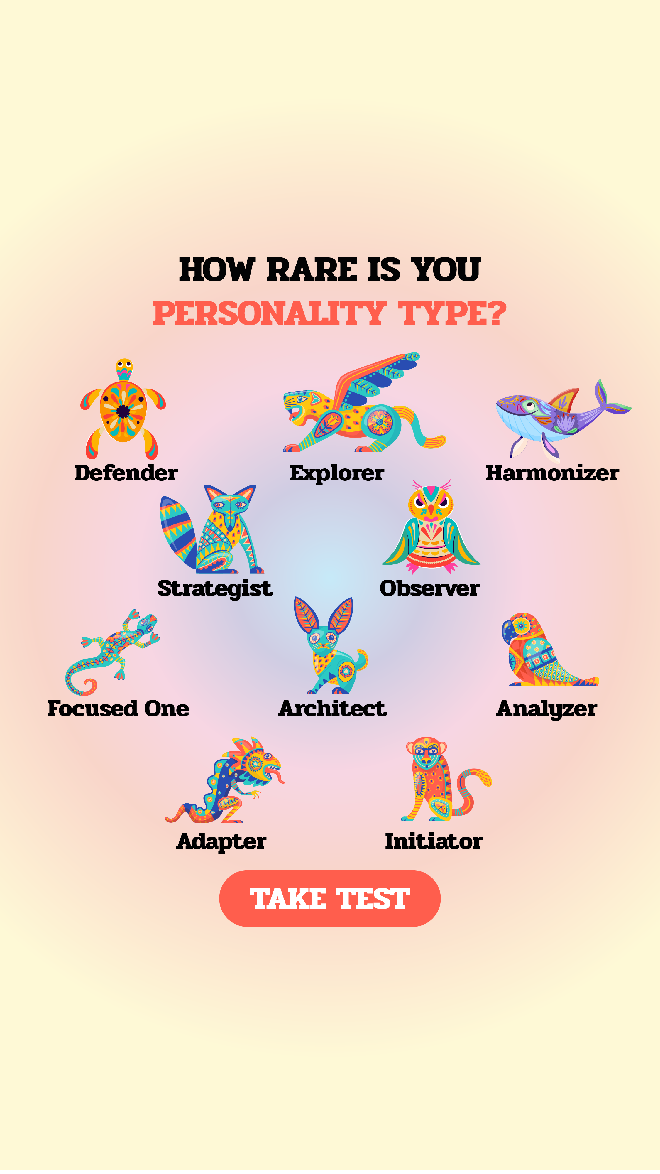 Personality Type Facebook ad