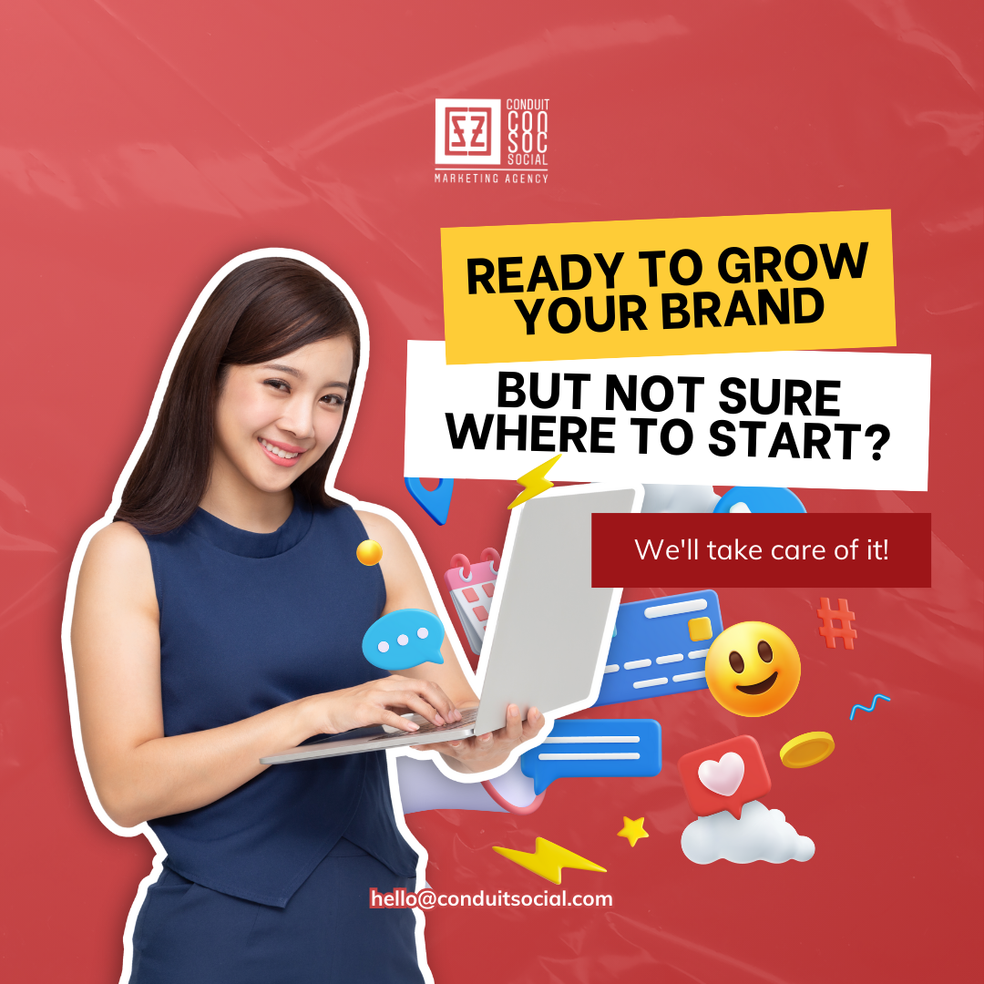 Conduit Social Marketing Agency Facebook ad: Start building your brand’s digital presence with Conduit…