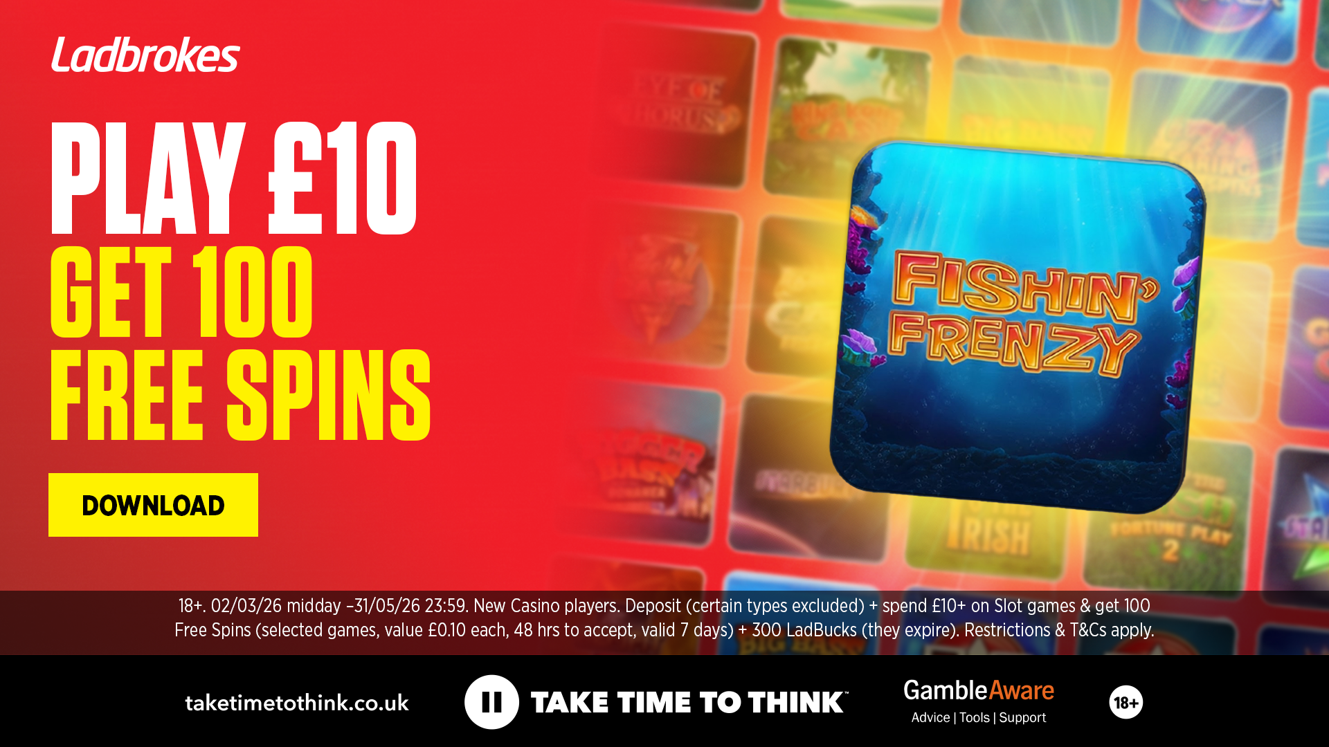 Ladbrokes Facebook ad