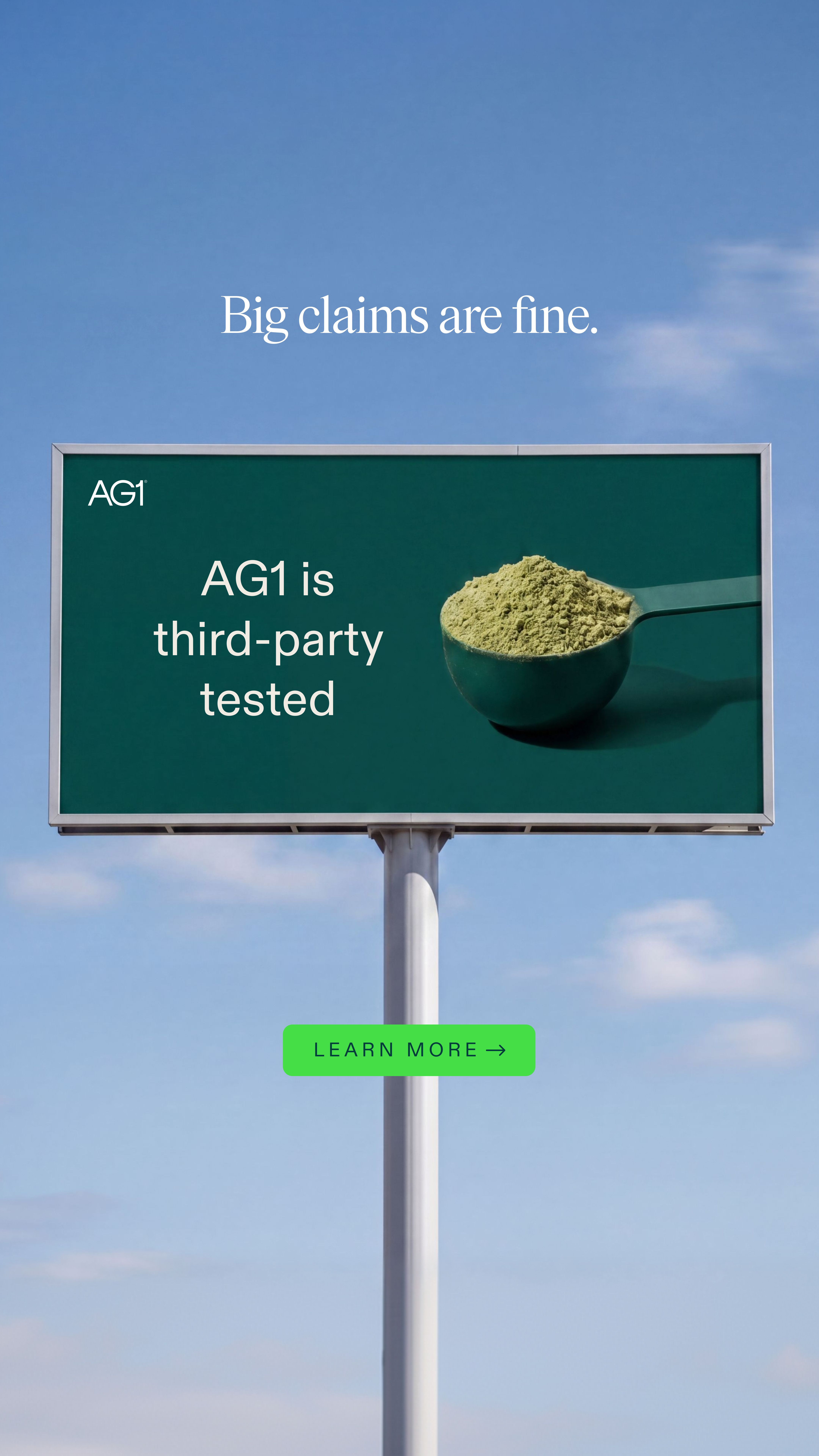 AG1 by Athletic Greens Facebook ad