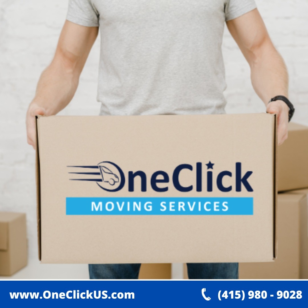 Oneclick Moving Services Facebook ad: Contact |
