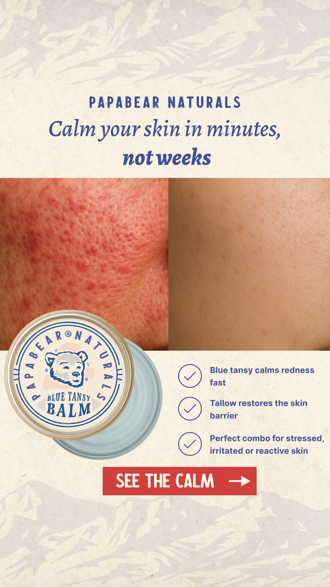 Papabear Naturals Facebook ad