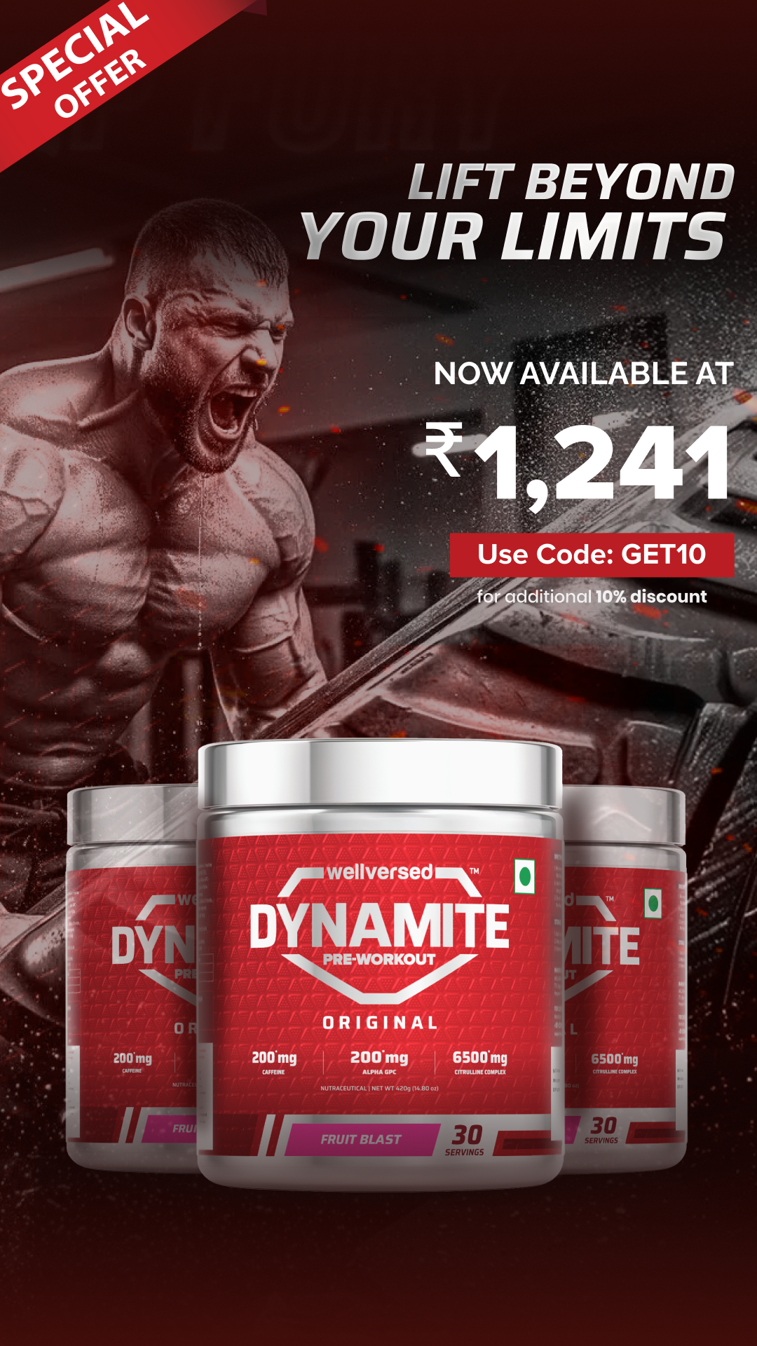 Dynamite - Wellversed Brand Facebook ad
