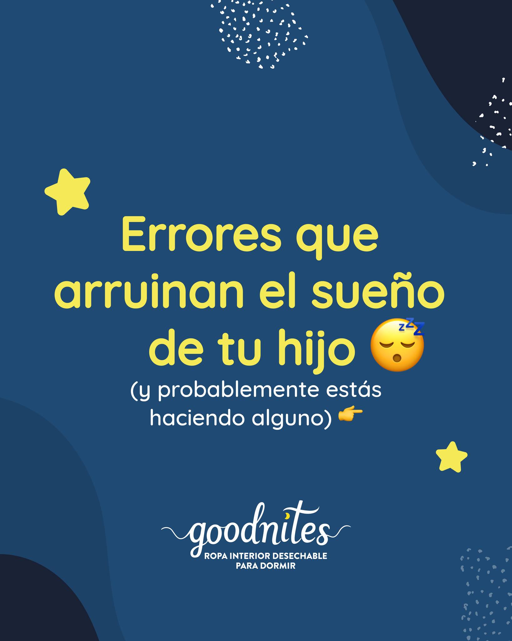 GoodNites México Facebook ad: Las noches tranquilas también se aprenden