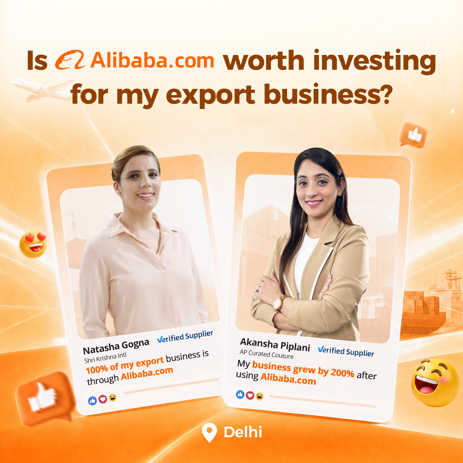 Sell on Alibaba.com Facebook ad