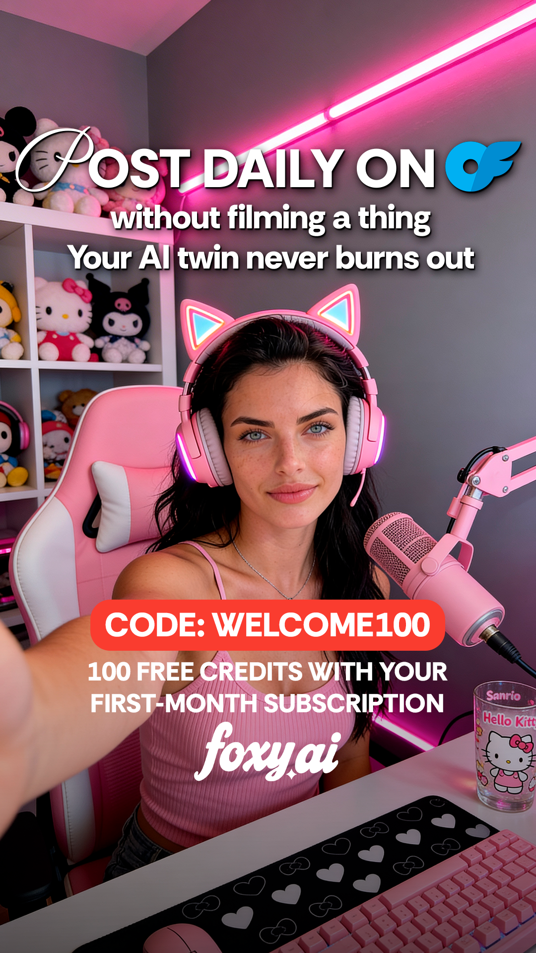 Foxy.ai Facebook ad