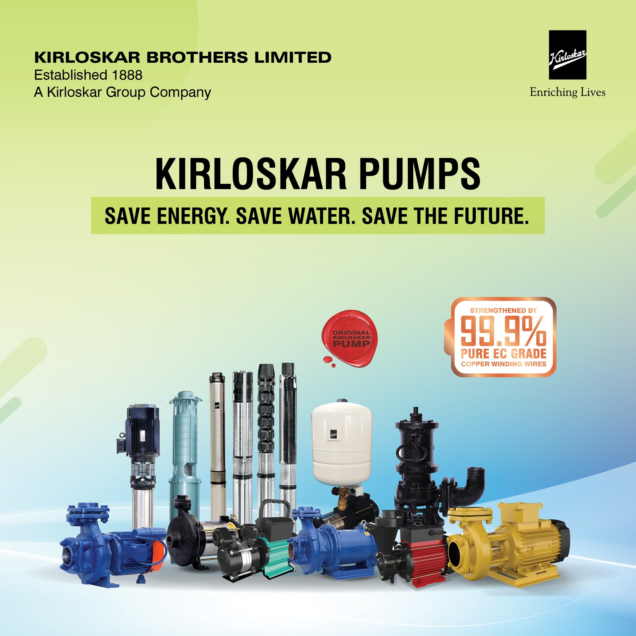 Kirloskar Brothers Limited Facebook ad