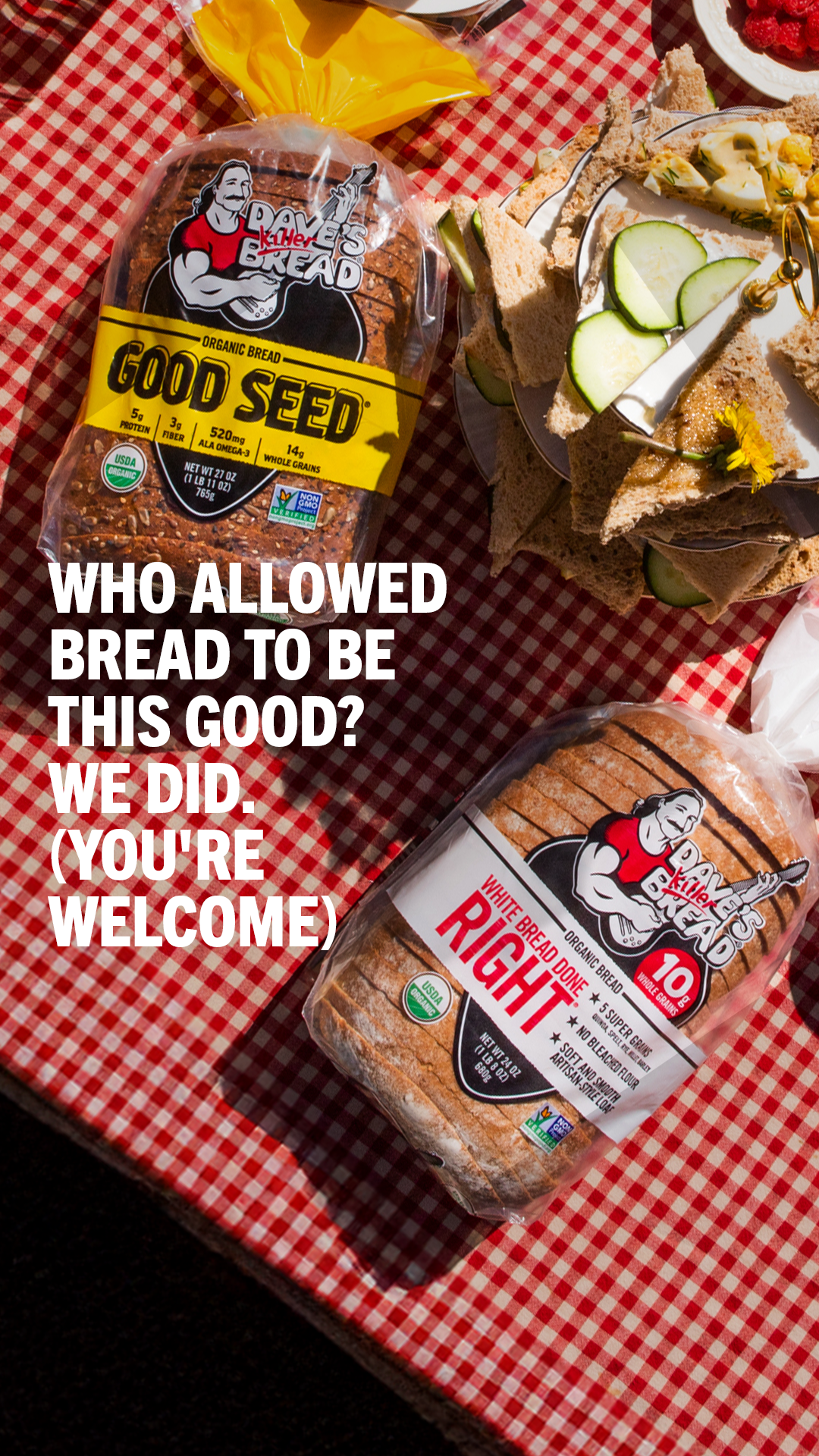 Dave's Killer Bread Facebook ad from Jan 21, 2026