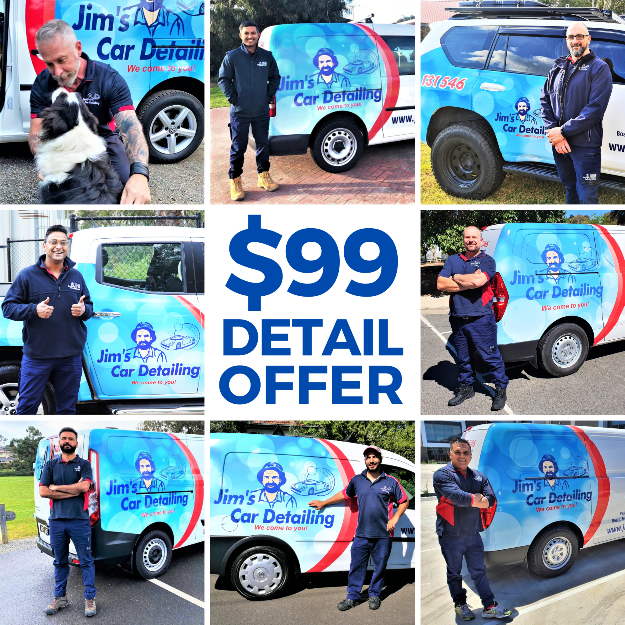 Jim's Car Detailing Facebook ad