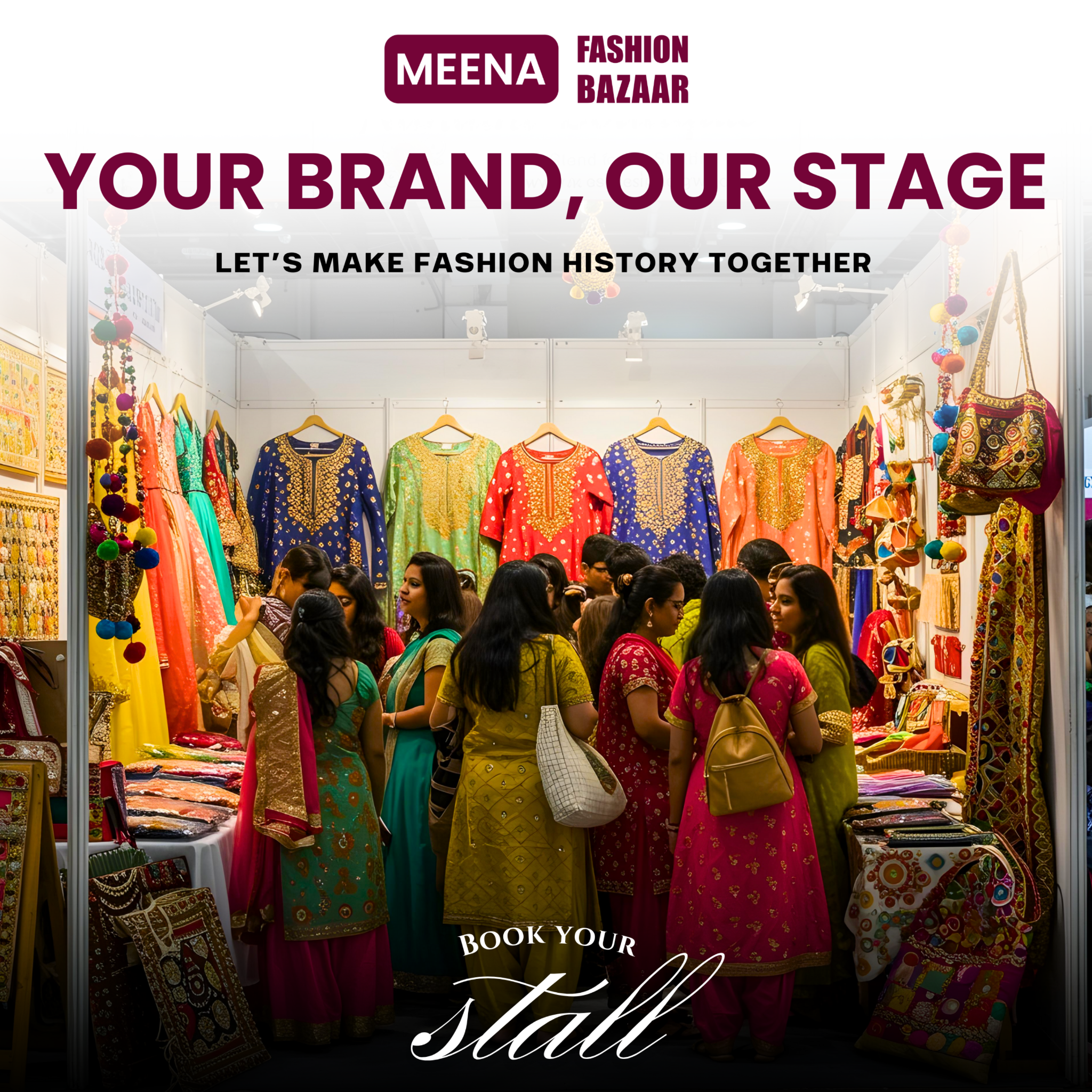 Meena Fashion Bazaar Facebook ad: Meena Fashion Bazaar, உங்க Brand- க்கு Right Stage!