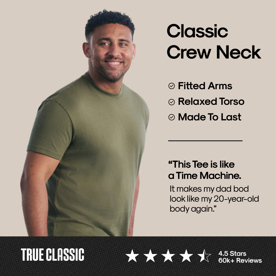 True Classic Facebook ad