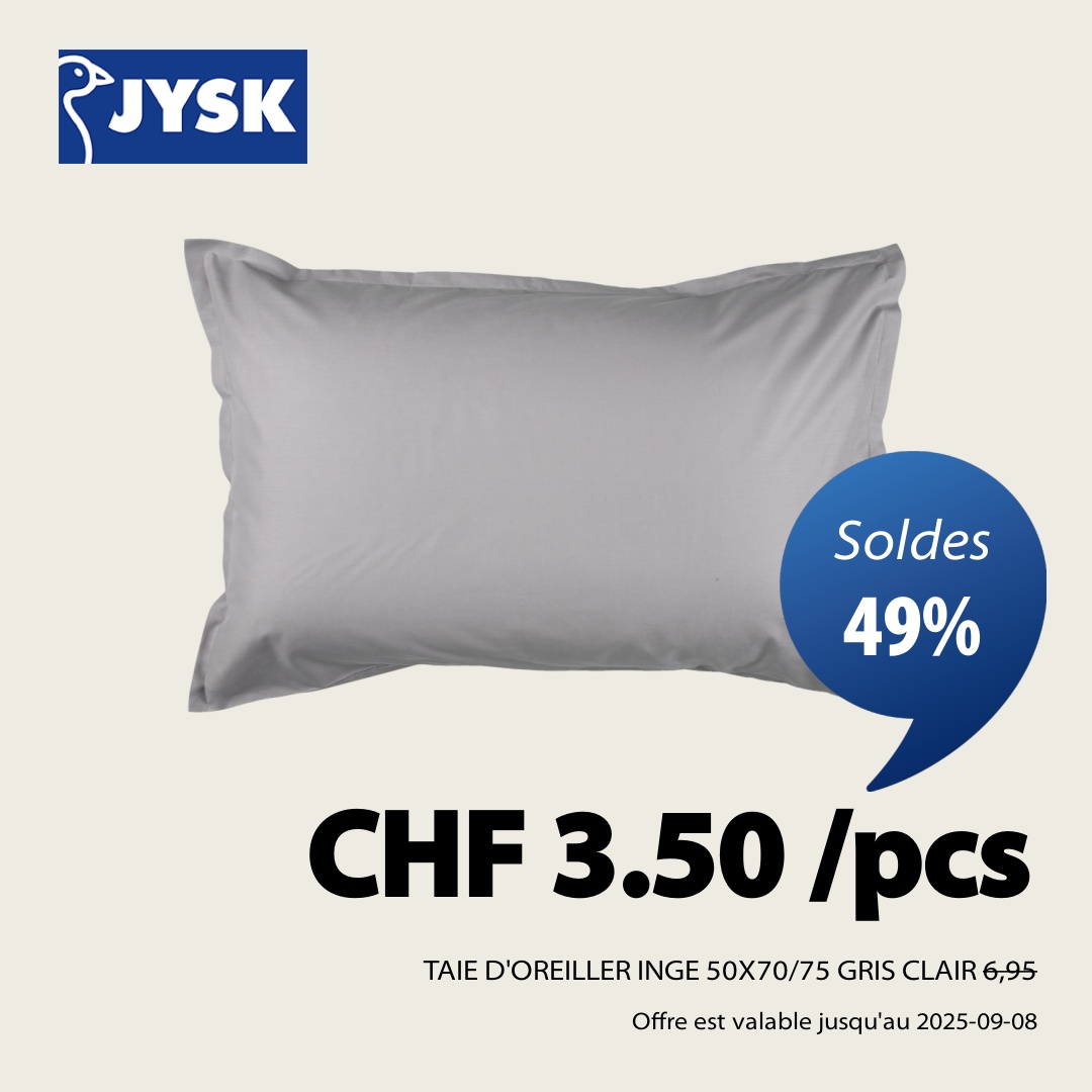 JYSK Schweiz Facebook ad: Redécorez votre intérieur avec des meubles et des…