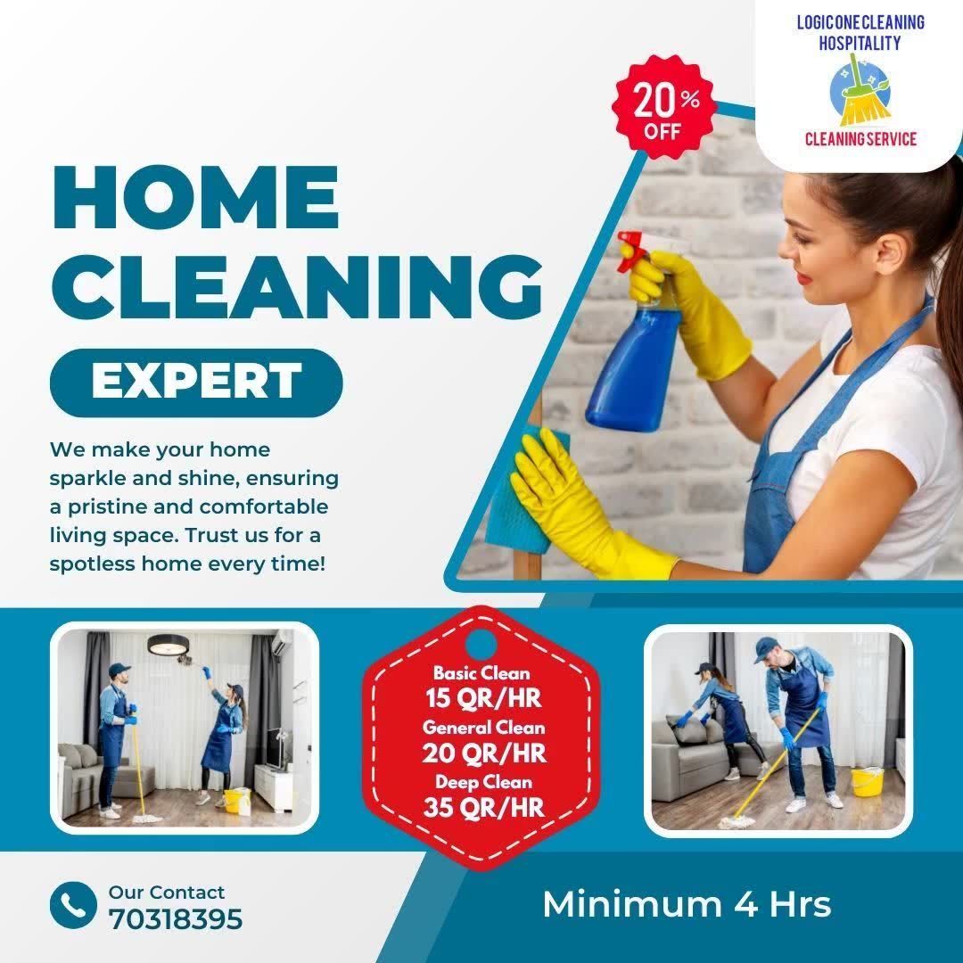 Logic One Hospitality Cleaning Facebook ad