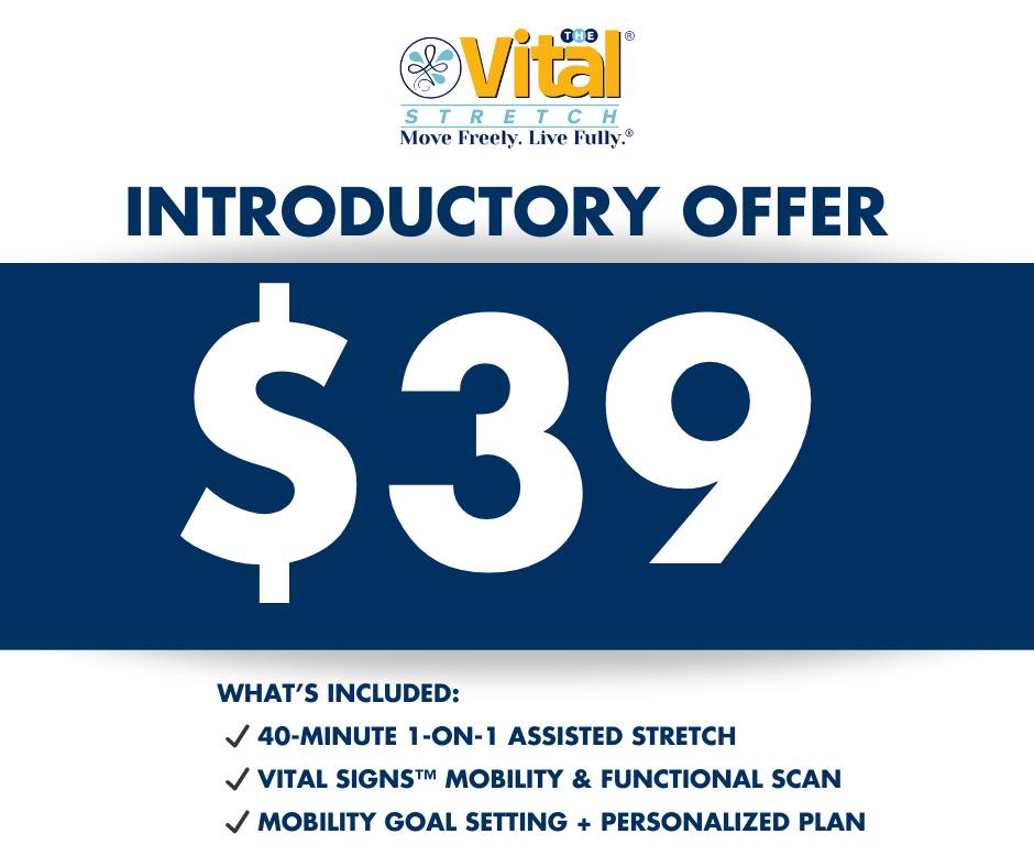 The Vital Stretch - Tanglewood Facebook ad