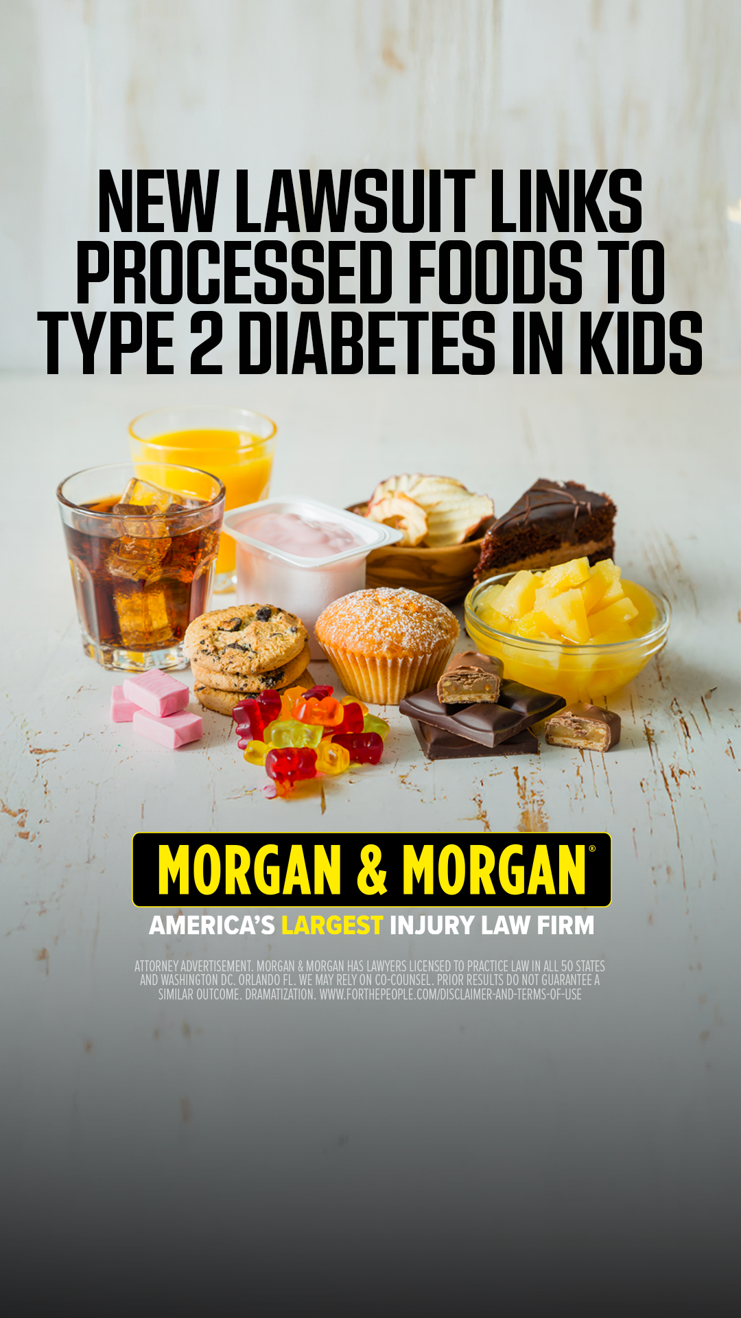 Morgan & Morgan Facebook ad
