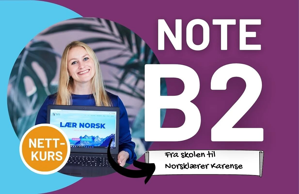 NoTe Norwegian Teaching Facebook ad