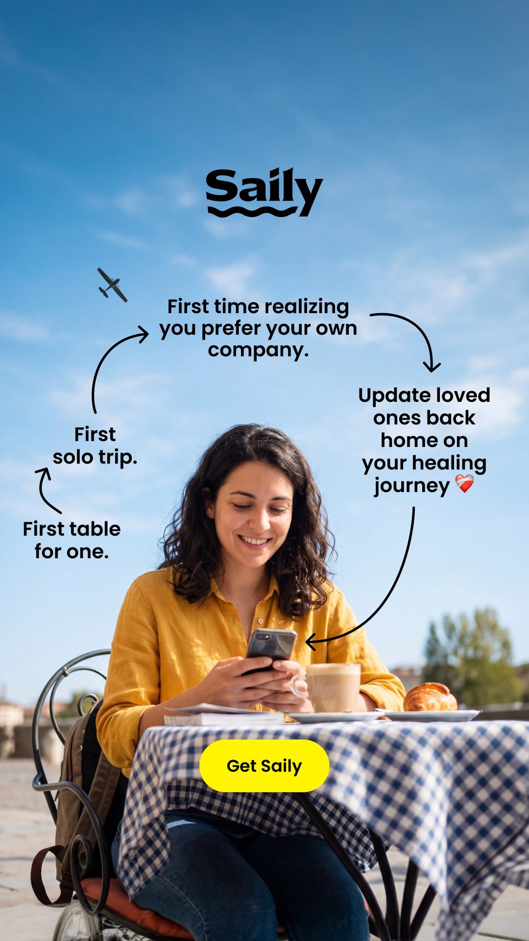 Saily Facebook ad