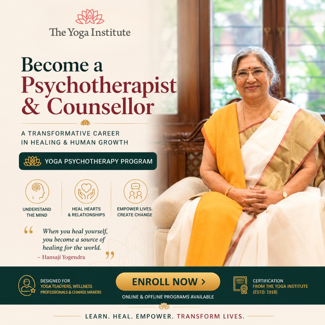 The Yoga Institute Facebook ad