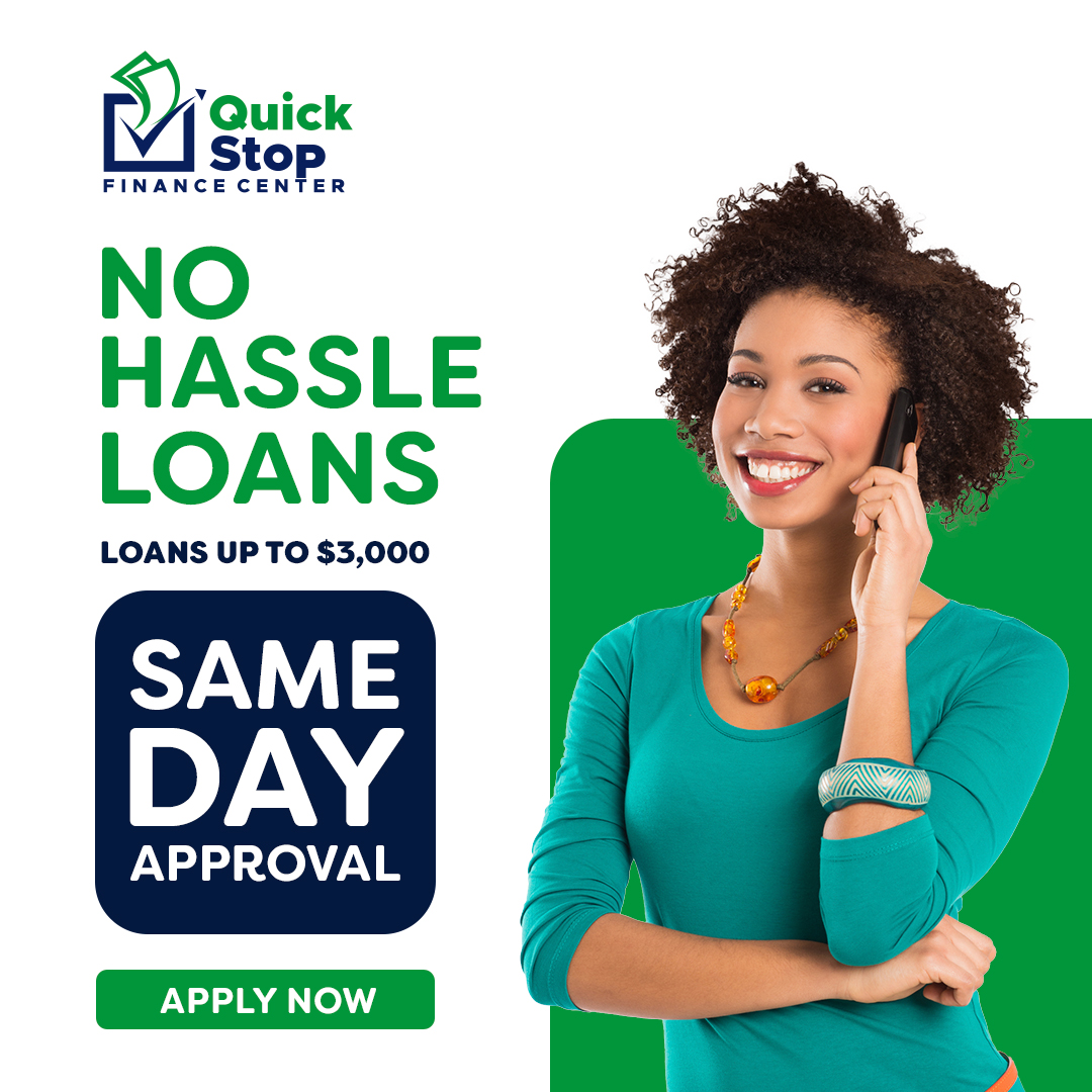 Quickstop Finance Center Facebook ad