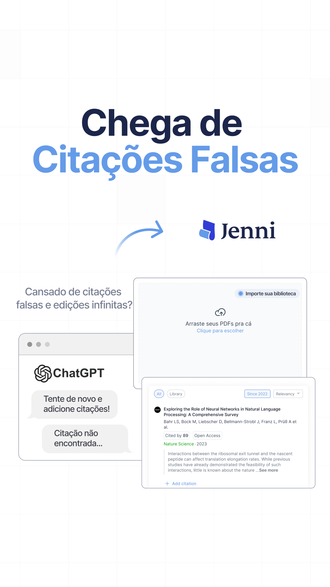 Jenni AI Facebook ad