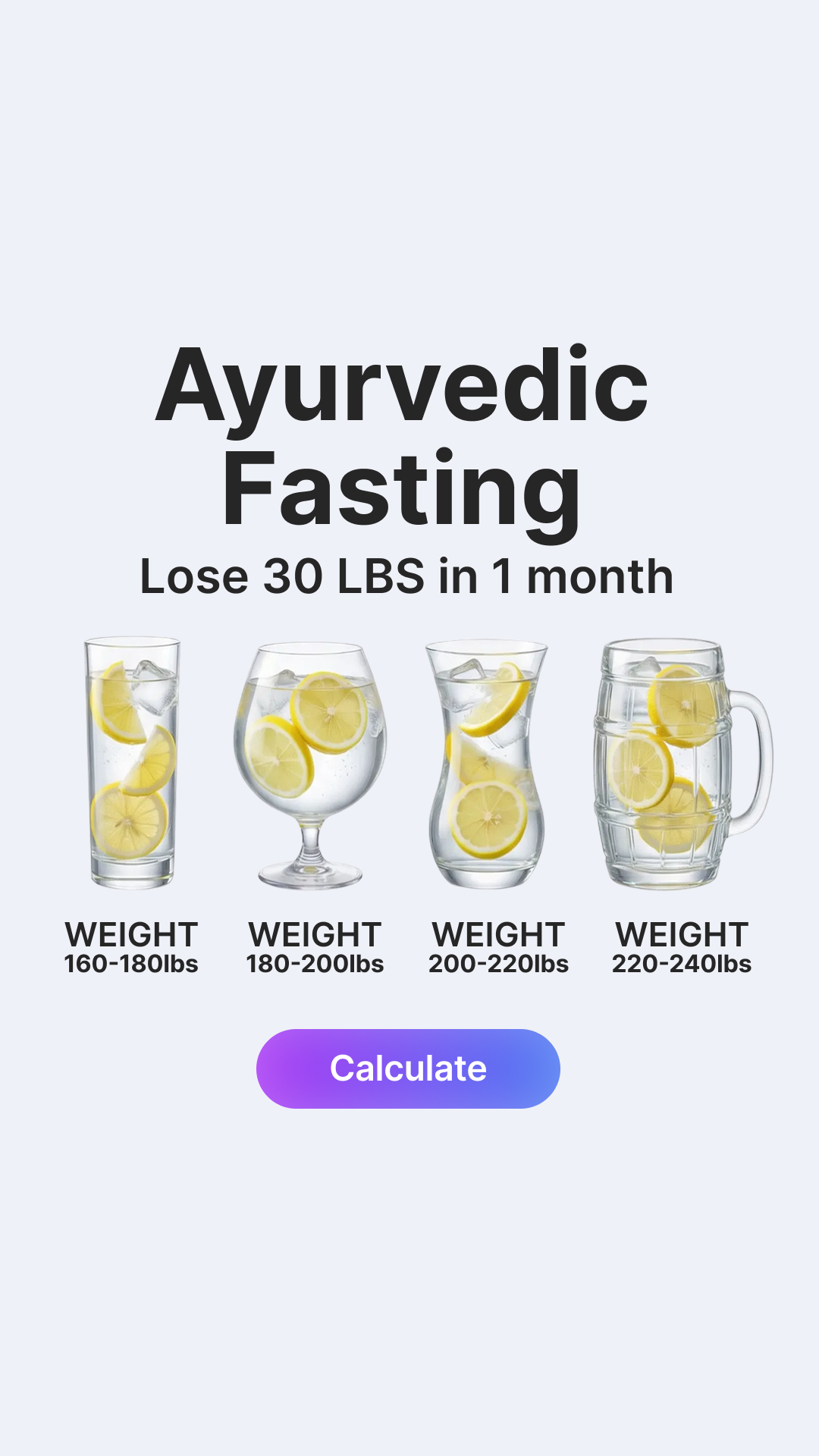 Simple Fasting App Facebook ad