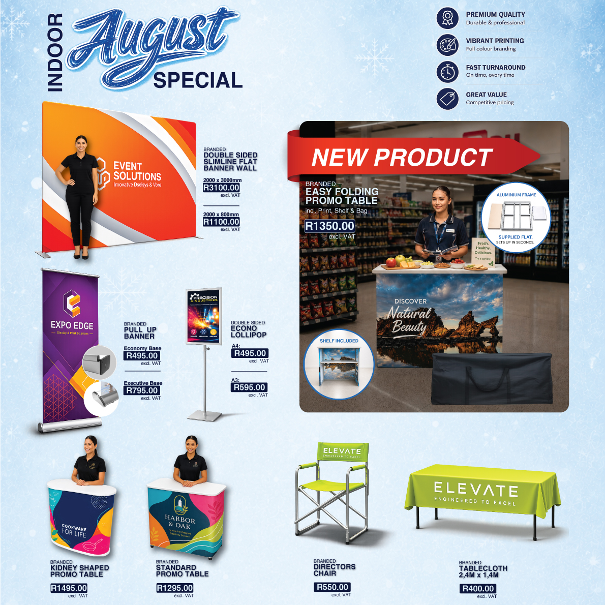 Display Mania International Facebook ad: Leading Outdoor & Indoor Displays