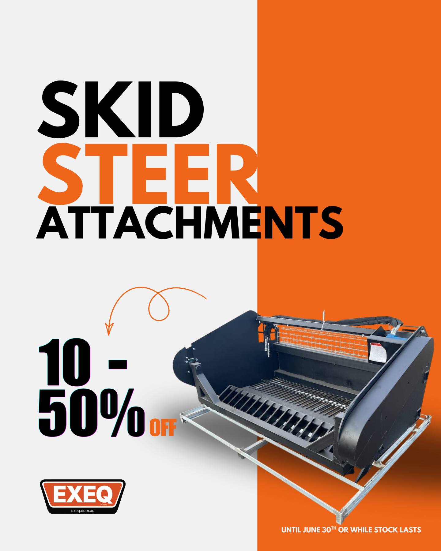 Excavation Equipment Facebook ad: ATTENTION This isn’t a drill.