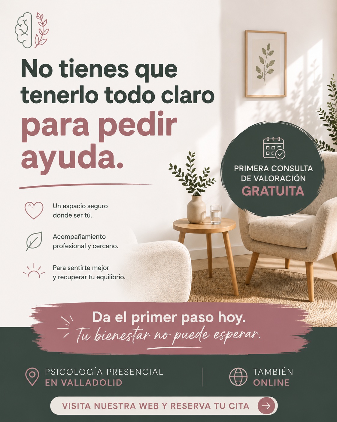 Isabel Castillo Psicología Facebook ad: Durante este mes, la primera consulta de valoración…
