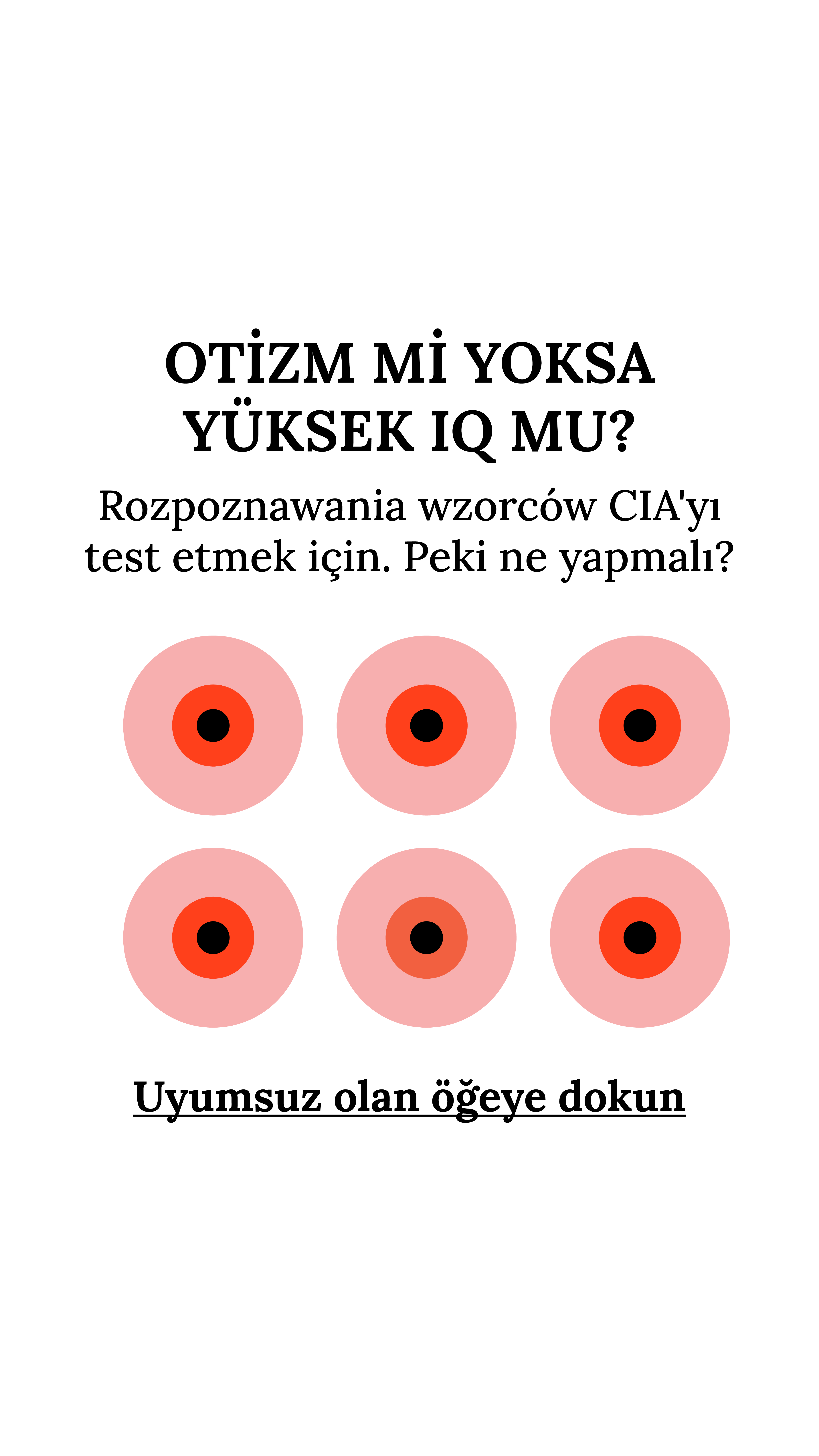 International Brain Test Facebook ad