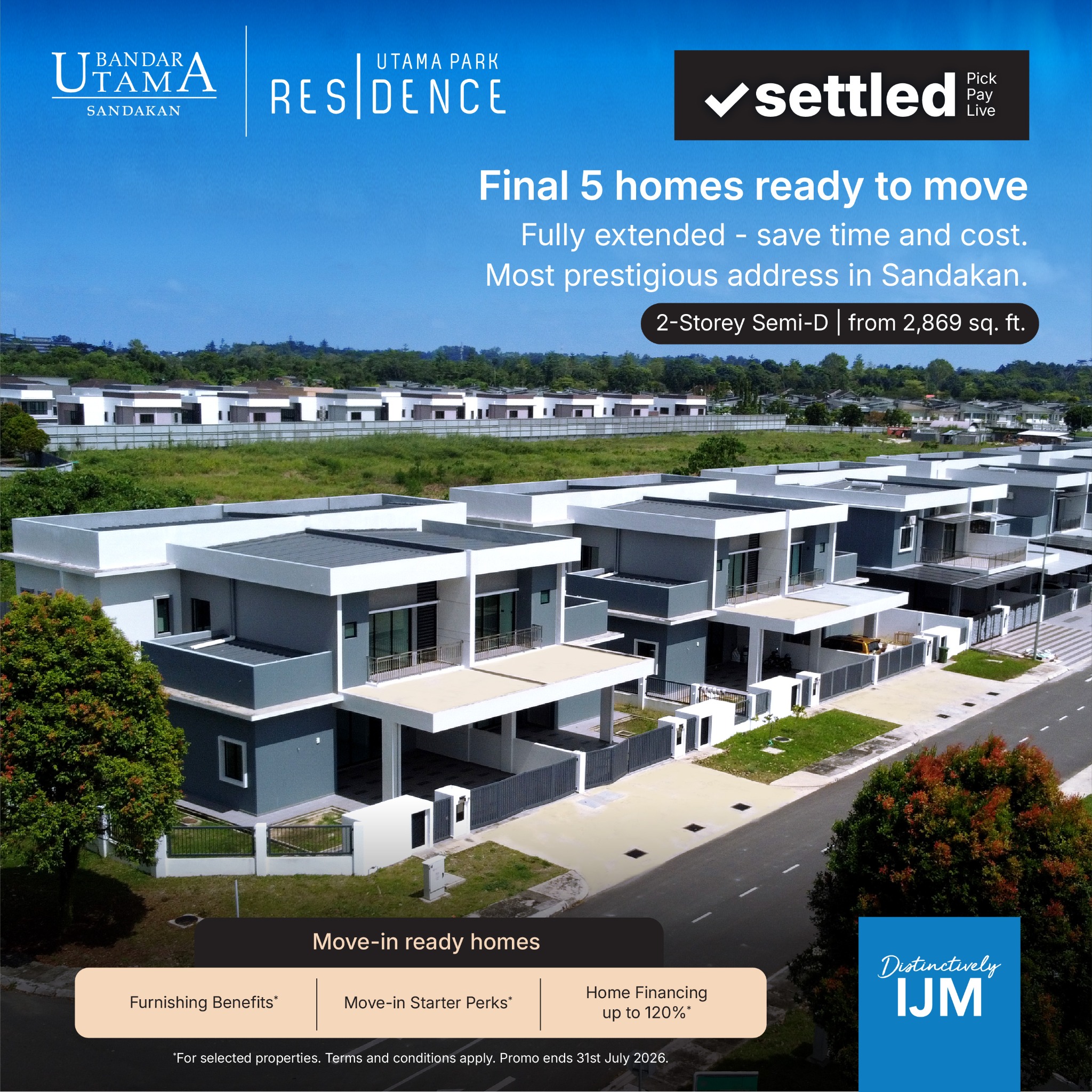 IJM Land Sandakan Facebook ad: Utama Park Residence @ Sandakan