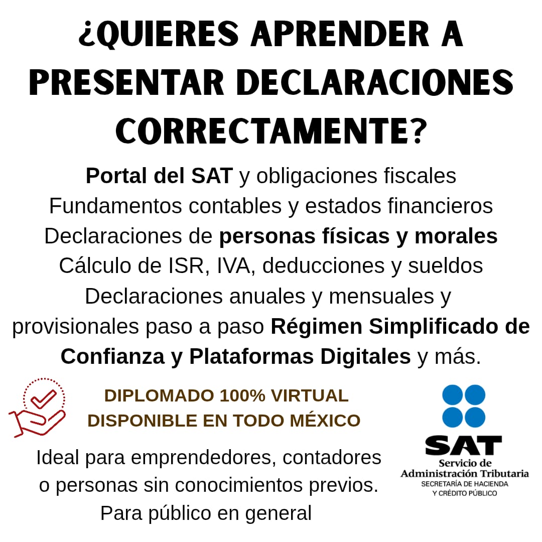 Diplomados Contables y Fiscales Facebook ad: Ideal para quienes desean tener el control de sus…