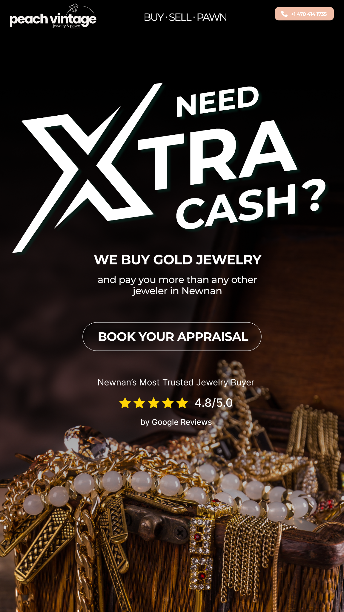 Peach Vintage Jewelry & Pawn Facebook ad