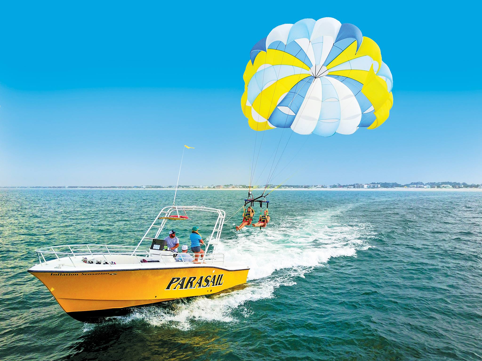 St. Augustine Parasail Facebook ad: Book Your Parasailing Adventure Today