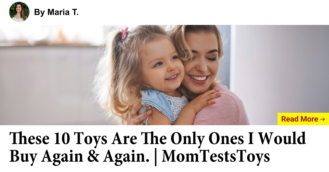 Mom Tests Toys Facebook ad